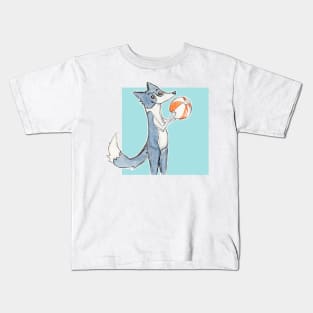 beach ball Collie Kids T-Shirt